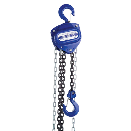 Chain Hoist, 20' Lift, 4000 lbs. (2 tons) Capacity, Load Chain Grade 80 Chain Haskins Industrial Inc.