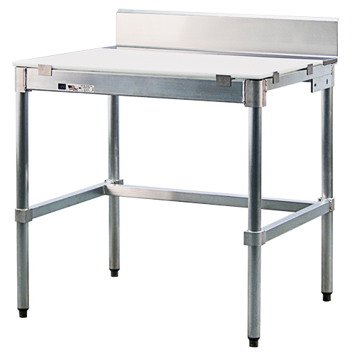 Poly-Top Workbench, 72" W x 24" D x 35-1/2" H, 1600 lbs. Capacity Haskins Industrial Inc.