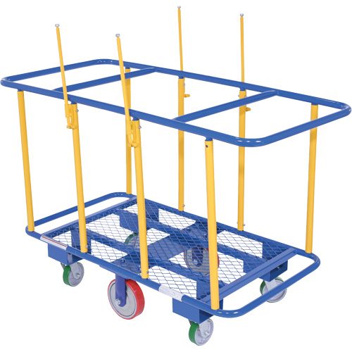 Chariot horizontal pour panneaux, 63-7/16" x 28-1/2" x 40-15/16", Capacit&eacute; 2000 lb Haskins Industrial Inc.