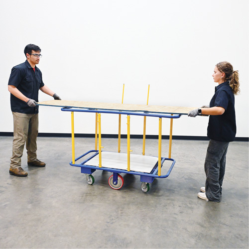 Chariot horizontal pour panneaux, 63-7/16" x 28-1/2" x 40-15/16", Capacit&eacute; 2000 lb Haskins Industrial Inc.