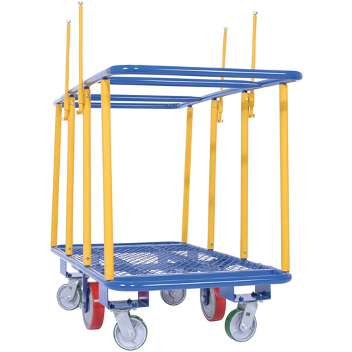 Chariot horizontal pour panneaux, 63-7/16" x 28-1/2" x 40-15/16", Capacit&eacute; 2000 lb Haskins Industrial Inc.