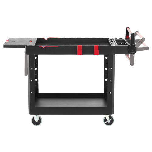 Heavy-Duty Adaptable Utility Cart, 2 Tiers, 25-1/5" x 36" x 51-1/2", 500 lbs. Capacity Haskins Industrial Inc.