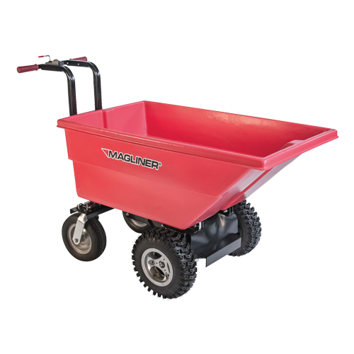 Motorized Tilt Truck, 6 pi³ Capacity, 40" H x 25" W x 56" D Haskins Industrial Inc.
