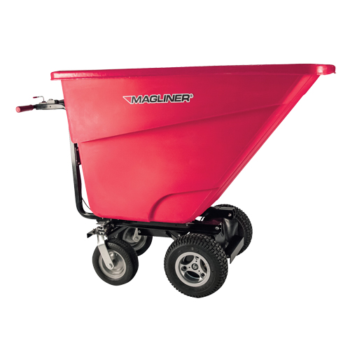 Motorized Tilt Truck, 13,5 pi³ Capacity, 45" H x 27" W x 68" D Haskins Industrial Inc.