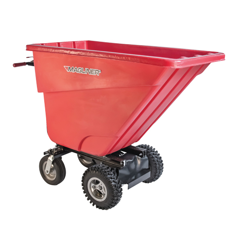 Motorized Tilt Truck, 13,5 pi³ Capacity, 45" H x 26-1/2" W x 68" D Haskins Industrial Inc.