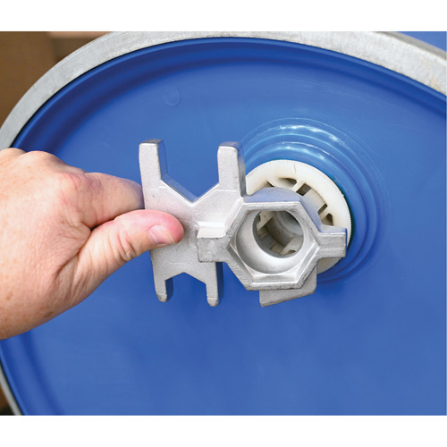 Cl&eacute; pour baril, Ouverture de 3/4"/2", Poign&eacute;e 9-1/2", Acier inoxydable Haskins Industrial Inc.