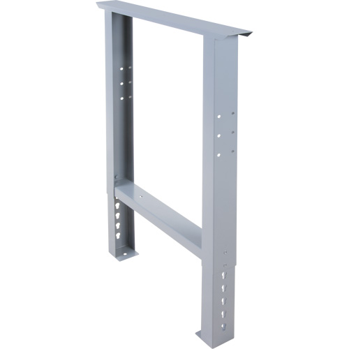 Industrial Duty Leg for Workbench, Steel, 24" D x 34" H, Single Haskins Industrial Inc.