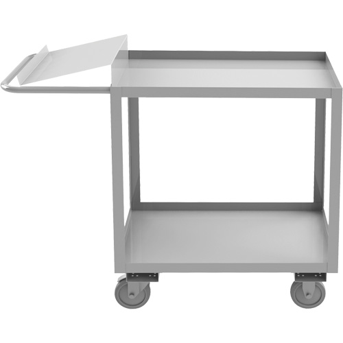 Industrial Grade Order Picking Cart, 39" H x 18-1/8" W x 51" D, 2 Shelves, 1200 lbs. Capacity Haskins Industrial Inc.