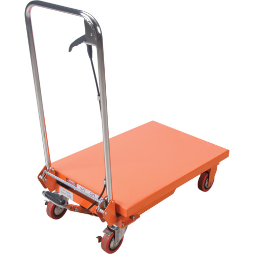 Hydraulic Scissor Lift Table, 27-1/2" L x 17-3/4" W, Steel, 330 lbs. Capacity Haskins Industrial Inc.
