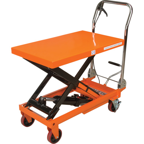 Table &eacute;l&eacute;vatrice &agrave; ciseaux hydraulique, 32" lo x 19-3/4" la, Acier, Capacit&eacute; 660 lb Haskins Industrial Inc.