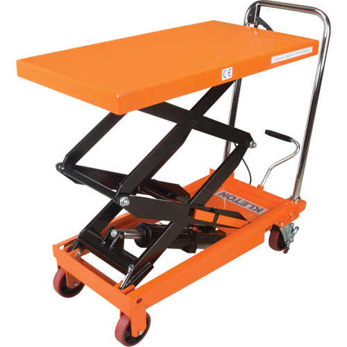 Hydraulic Scissor Lift Table, 35-3/4" L x 19-3/4" W, Steel, 770 lbs. Capacity Haskins Industrial Inc.