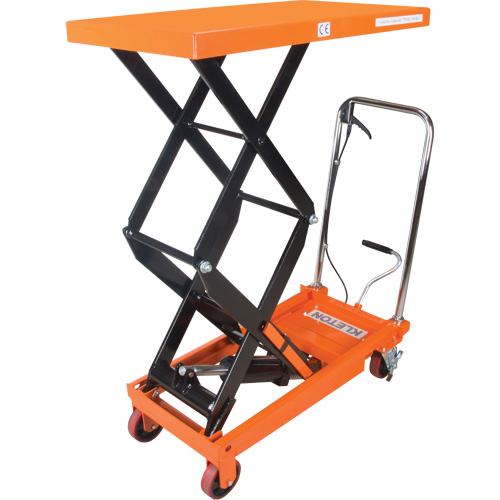 Hydraulic Scissor Lift Table, 35-3/4" L x 19-3/4" W, Steel, 770 lbs. Capacity Haskins Industrial Inc.