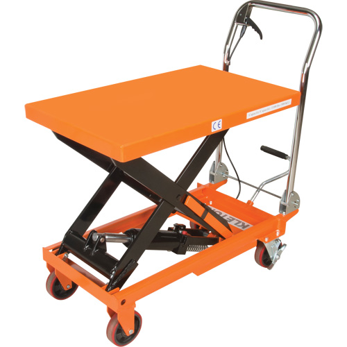 Hydraulic Scissor Lift Table, 32" L x 19-3/4" W, Steel, 1100 lbs. Capacity Haskins Industrial Inc.