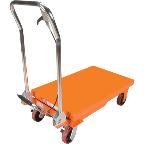 Hydraulic Scissor Lift Table, 32" L x 19-3/4" W, Steel, 1100 lbs. Capacity Haskins Industrial Inc.