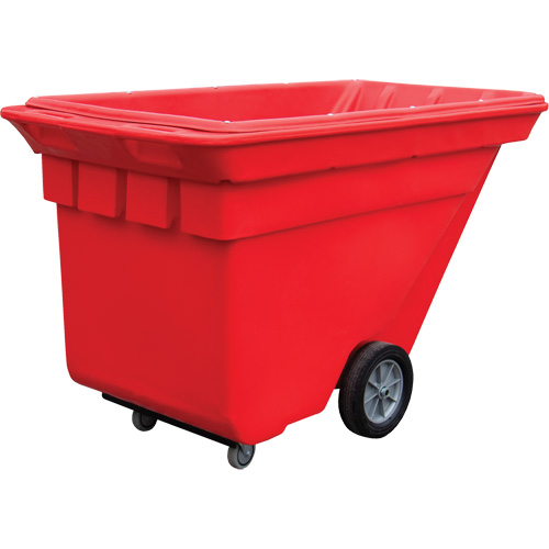 Techtruck Tilt Truck, Polyethylene, 5/8 cu. yd., 1000 lbs. Load Capacity Haskins Industrial Inc.