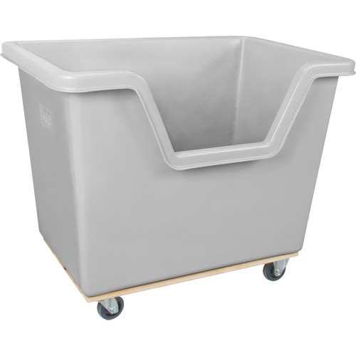 Easy Access Box Truck, Polyethylene, 45-3/4" L x 31-1/4" W x 37-3/4" H, 22 cu. ft. Volume, 1000 lbs. Capacity Haskins Industrial Inc.