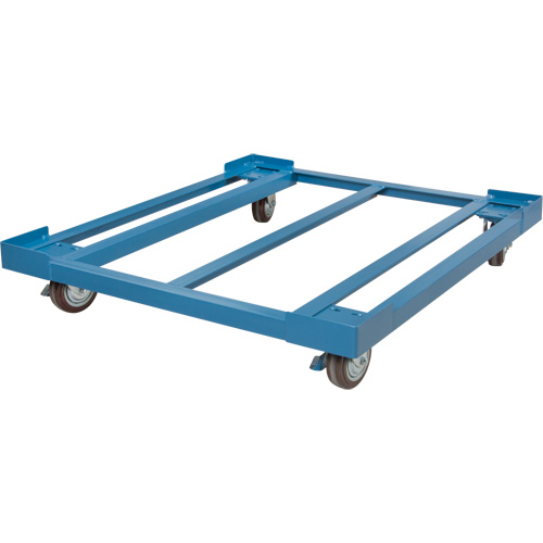 Socle roulant pour palette, 48,5" la x 43" p x 8" h, Capacit&eacute; de 3000 lb Haskins Industrial Inc.