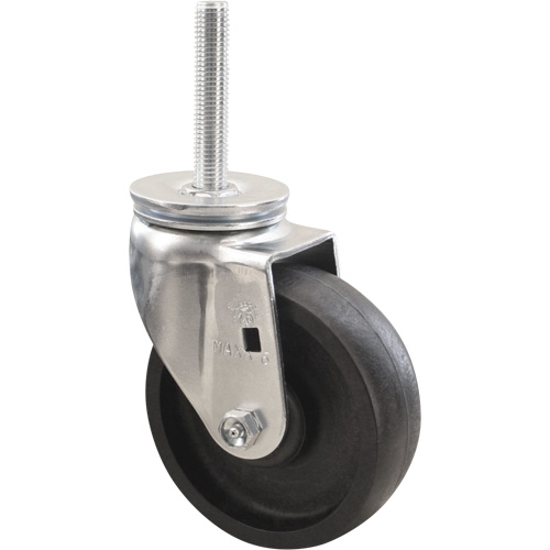 Emaxx RollX Wow Caster, Swivel with Brake, 6" (152.4 mm) Dia., 1200 lbs. (544.3 kg.) Capacity Haskins Industrial Inc.