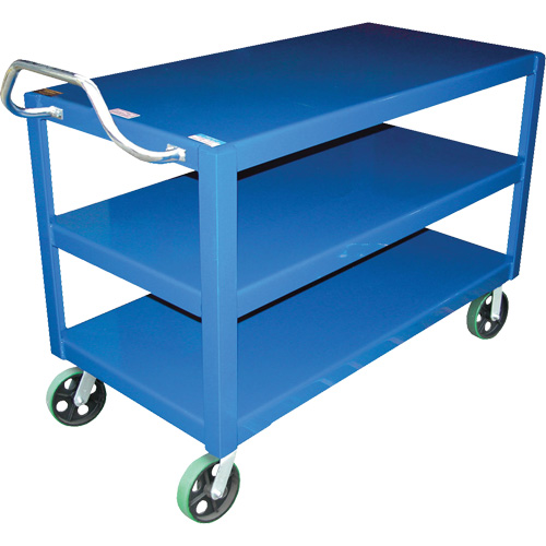 Ergo-Handle Cart, 4000 lbs. Capacity, Steel, 24-1/2" W x 41" H x 54-7/8" D, Lip Down Haskins Industrial Inc.