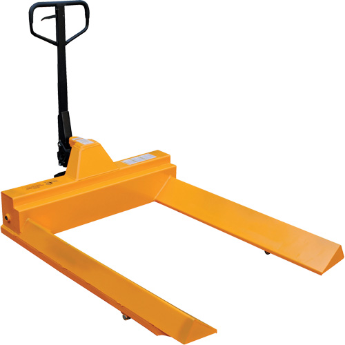 Transpalette pour mat&eacute;riaux en rouleaux, Acier, 48" lo x 7,5" la, Capacit&eacute; 4000 lb Haskins Industrial Inc.