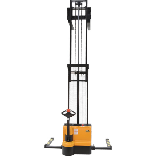 Double Mast Stacker, Electric Operated, 2200 lbs. Capacity, 150" Max Lift Haskins Industrial Inc.