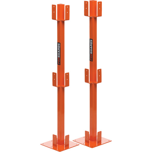 ProGuards Temporary Guard Rail Posts, 8" W x 39" H, Orange Haskins Industrial Inc.