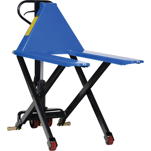 Hydraulic & Manual Skid Scissor Lift, 47" L x 27" W, Steel, 2200 lbs. Capacity Haskins Industrial Inc.