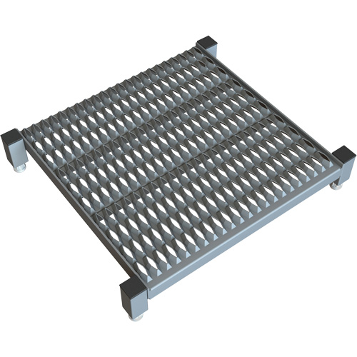 Plateforme de travail en une &eacute;tape &agrave; hauteur r&eacute;glable, 24" la x 24" pr, Capacit&eacute; de 800 lb, Enti&egrave;rement soud&eacute; Haskins Industrial Inc.