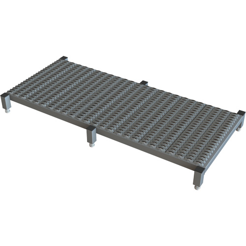 Plateforme de travail en une &eacute;tape &agrave; hauteur r&eacute;glable, 24" la x 59" pr, Capacit&eacute; de 800 lb, Enti&egrave;rement soud&eacute; Haskins Industrial Inc.