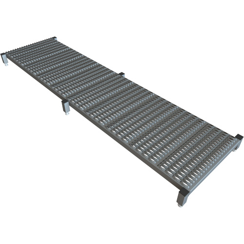 Plateforme de travail en une &eacute;tape &agrave; hauteur r&eacute;glable, 24" la x 97" pr, Capacit&eacute; de 800 lb, Enti&egrave;rement soud&eacute; Haskins Industrial Inc.