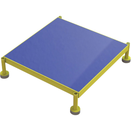 Plateforme de travail en une &eacute;tape &agrave; hauteur r&eacute;glable, 24" la x 24" pr, Capacit&eacute; de 800 lb, Enti&egrave;rement soud&eacute; Haskins Industrial Inc.