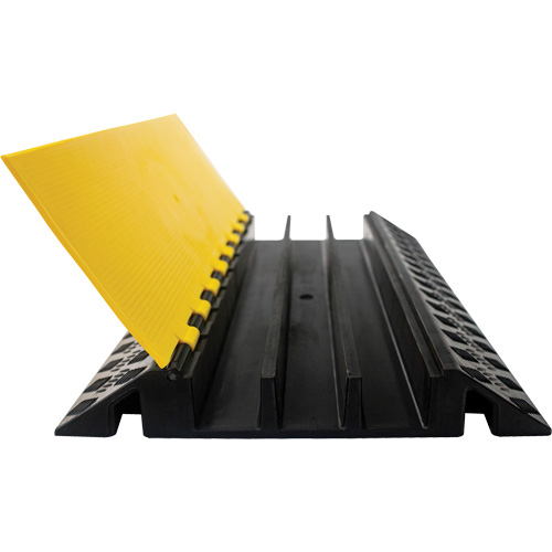 Powerhouse Heavy-Duty Straight Cable Protector, 3 Channels, 36" L x 19.75" W x 3" H Haskins Industrial Inc.