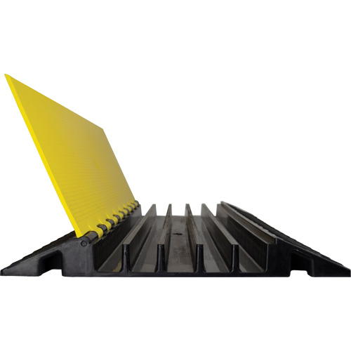 Powerhouse Heavy-Duty Straight Cable Protector, 5 Channels, 36" L x 19.75" W x 2.25" H Haskins Industrial Inc.