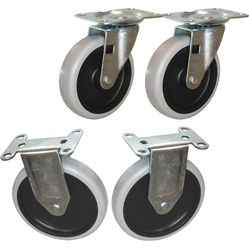 Flat Shelf Cart Caster Kit Haskins Industrial Inc.