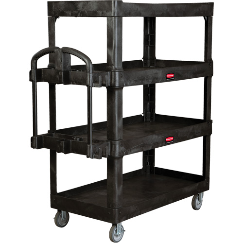 Heavy-Duty Ergo Utility Cart, 4 Tiers, 24-1/4" x 62-2/5" x 54-1/10", 700 lbs. Capacity Haskins Industrial Inc.