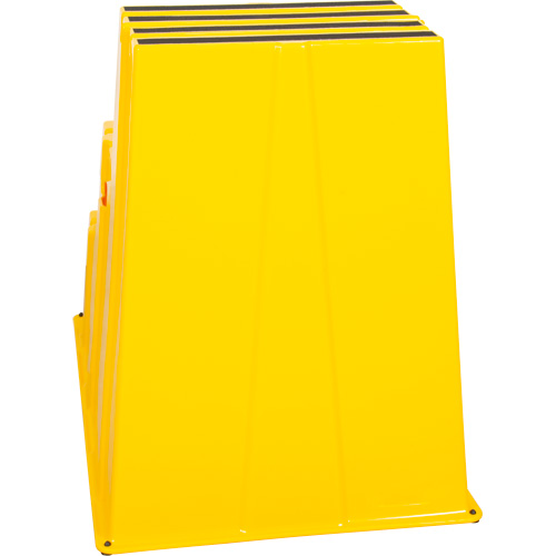 Escabeau industriel, 3 marches, 34-13/16" x 22-7/16" x Hauteur 28-1/2" Haskins Industrial Inc.