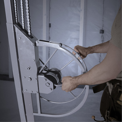 Buildman Drywall Panel Hoist Haskins Industrial Inc.