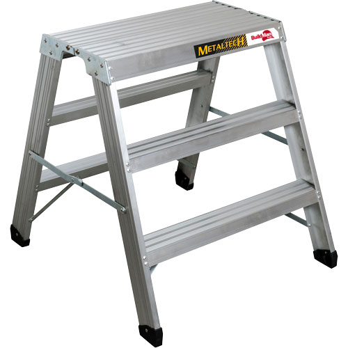 Poste de travail chevalet de sciage portatif, Cadre Aluminium, 12-1/4" p x 36" h Haskins Industrial Inc.
