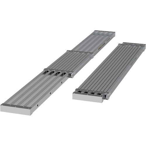 Telescoping Work Plank, 108" W x 12" D, 250 lbs. Capacity, Knocked Down Haskins Industrial Inc.