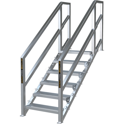 Syst&egrave;me d'escalier modulaire pour la construction de 6-10 marches SmartStairs, 75" ha Haskins Industrial Inc.