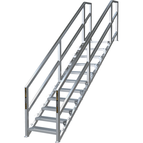 Syst&egrave;me d'escalier modulaire pour la construction de 11-16 marches SmartStairs, 120" ha Haskins Industrial Inc.