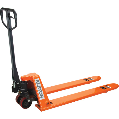 Low Profile Hydraulic Pallet Trucks, 48" L x 20.5" W, 3300 lbs. Cap. Haskins Industrial Inc.