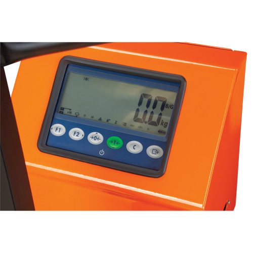 Digital Scale Pallet Truck, 44.5" L x 27.75" W, 4400 lbs. Cap. Haskins Industrial Inc.