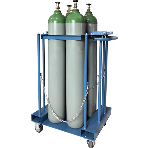 Support de rangement pour 4 cylindres pour chariot &eacute;l&eacute;vateur Haskins Industrial Inc.