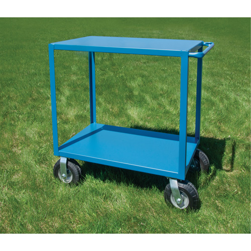  Chariot &agrave; tablettes pour l'ext&eacute;rieur, 2 Tiers, 24" la x 39" h x 51" p, Capacit&eacute; 1200 lb Haskins Industrial Inc.