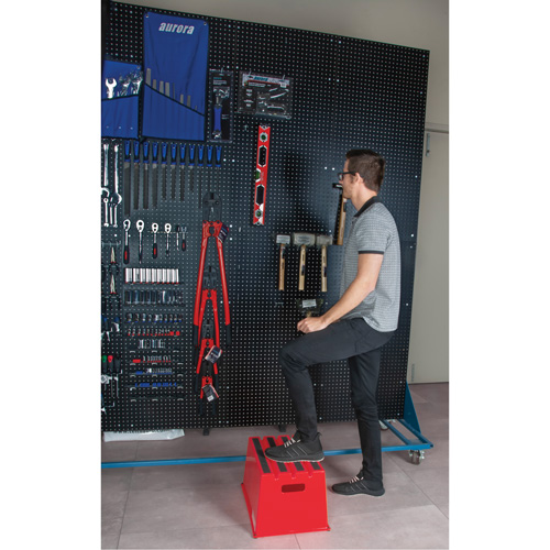 Escabeau industriel, 20-7/8" x 12-3/16" x Hauteur 12" Haskins Industrial Inc.