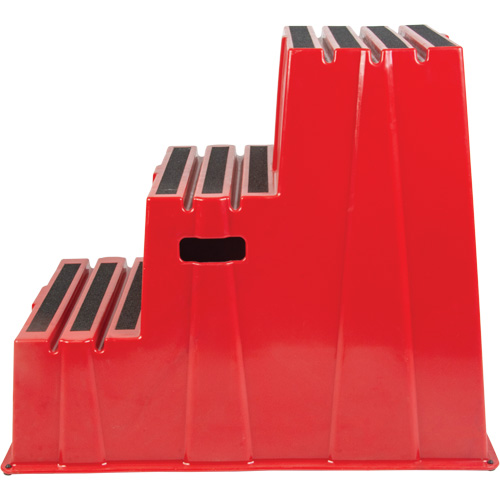 Industrial Step Stool, 3 Steps, 34-13/16" x 22-7/16" x 28-1/2" High Haskins Industrial Inc.
