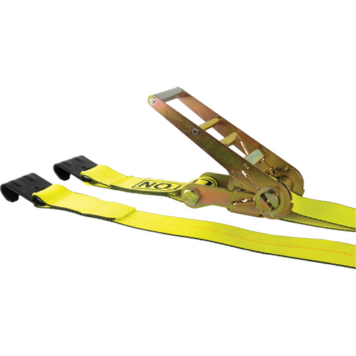 Winch Strap, Flat Hook, 30' W x 3" L, 5400 lbs. (2449 kg) Working Load Limit Haskins Industrial Inc.