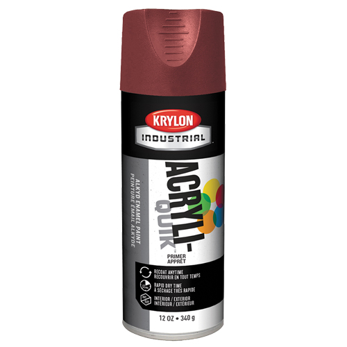 Industrial Acryli-Quik Lacquer, Ruddy Brown, Very Flat, 12 oz., Aerosol Can Haskins Industrial Inc.
