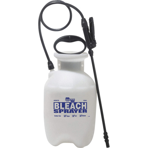 R&eacute;servoir avec pulv&eacute;risateur deau de javel pour d&eacute;sinfecter, 1 gal. (3,8 L), Polypropyl&egrave;ne, Lance de 12" Haskins Industrial Inc.
